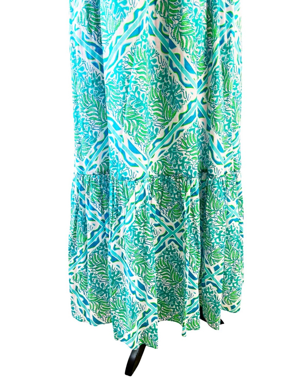 Lilly Pulitzer Prism Blue Good Greef Engineered Maxi Dress - Picture 7 of 13